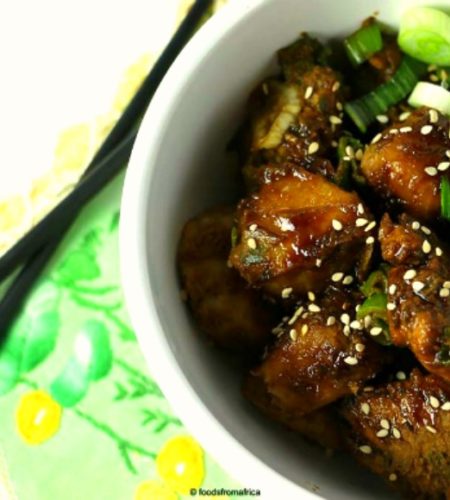 teriyaki-chicken-and-african-cocoyam-taro-root