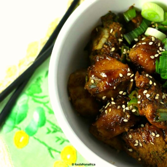 teriyaki-chicken-and-african-cocoyam-taro-root