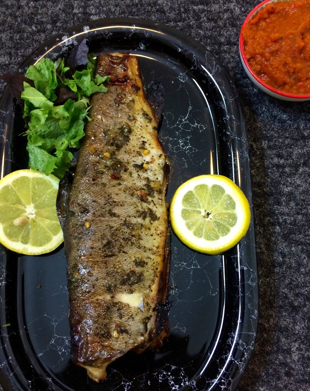 honey-thyme-grilled-trout