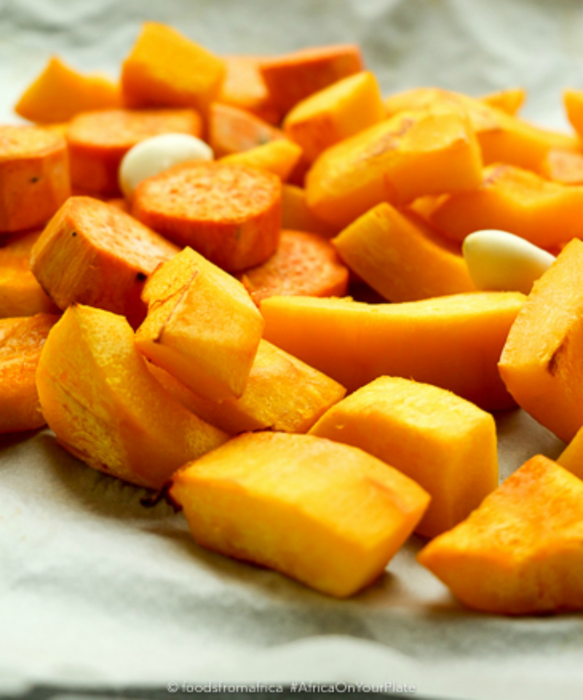 A silky-smooth Mozambican squash and sweet potato soup that is easy to make and brimming with a depth of flavours