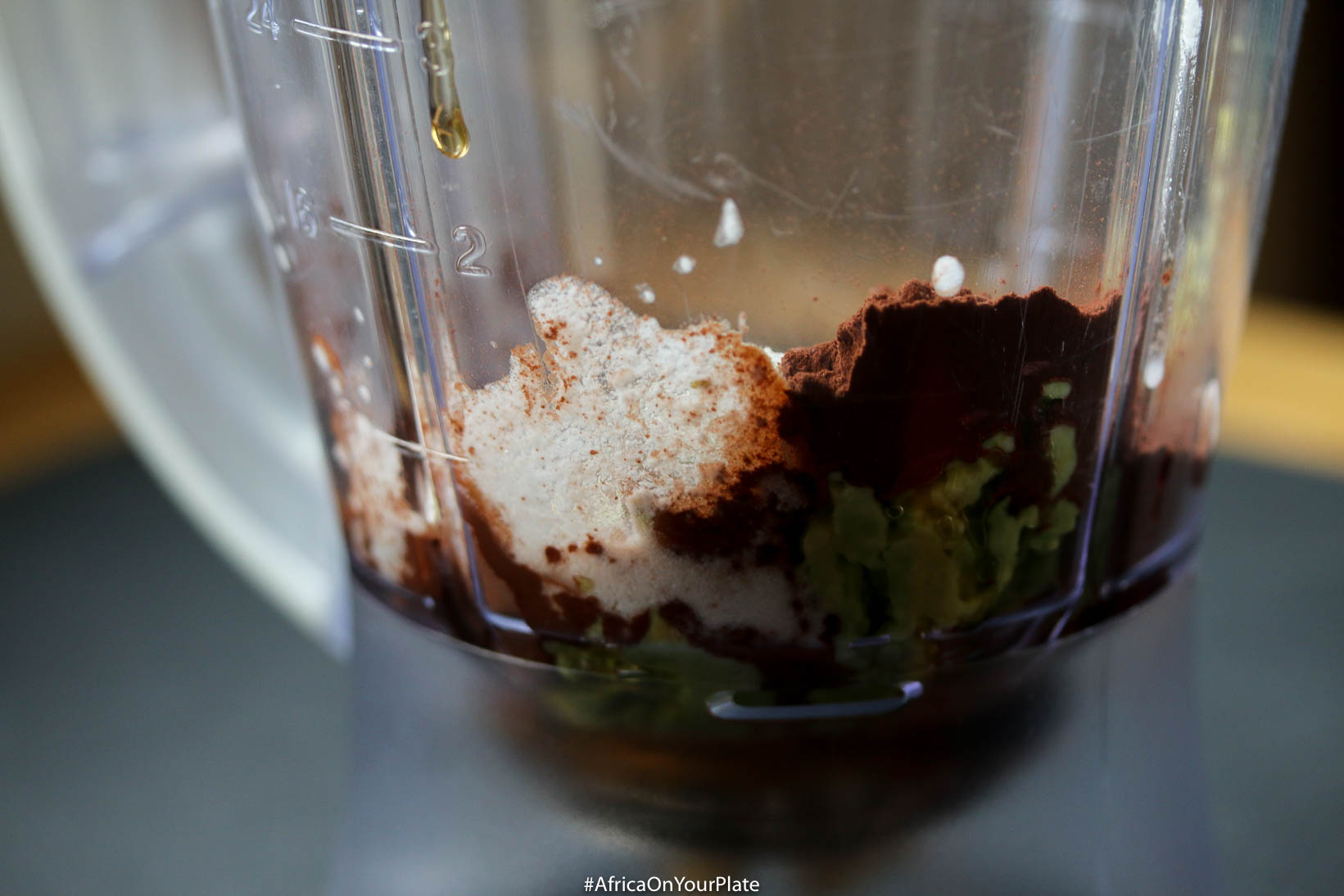 berbere-spiced chocolate avocado pudding