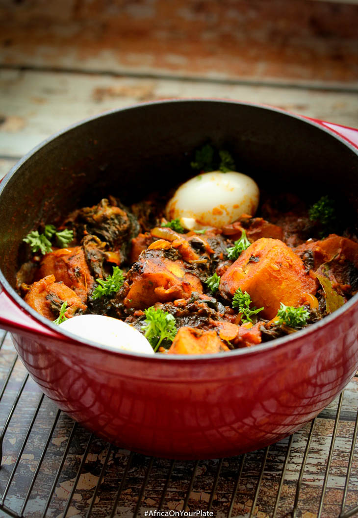 one-pot-berbere-plantain-spinach-stew