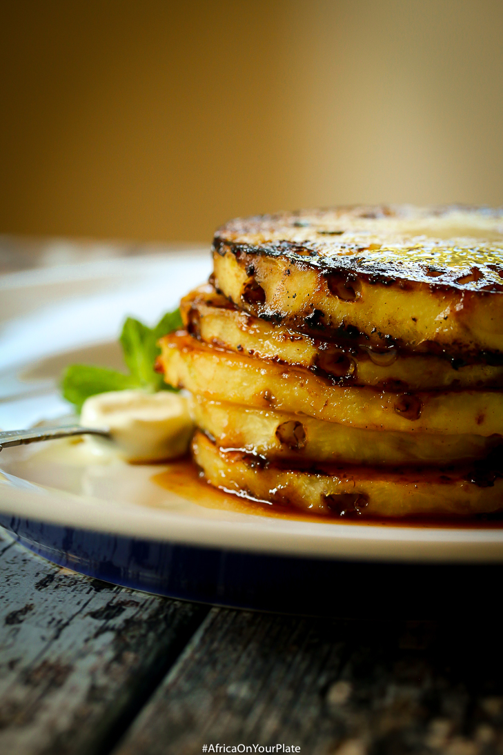 Caramelized Jamaican Rum & Pineapple Dessert