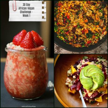 african vegan challenge-week one