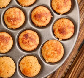 These Coconut Rice Pancakes (Hausa Masa) are a delicious twist on the Nigerian Hausa Masa with a slightly crusty exterior and a light fluffy interior. Serve with some maple or date syrup for a vegan and gluten free breakfast or snack idea.