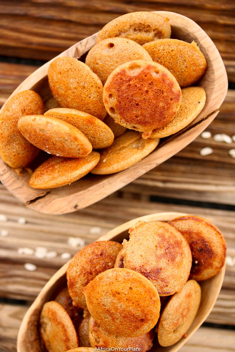These Coconut Rice Pancakes (Hausa Masa) are a delicious twist on the Nigerian Hausa Masa with a slightly crusty exterior and a light fluffy interior. Serve with some maple or date syrup for a vegan and gluten free breakfast or snack idea.