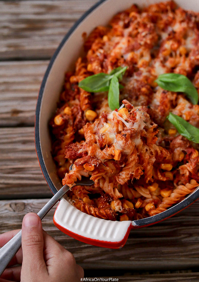 This Jollof Pasta Tuna Bake is an easy-to-make family favourite. Full of flavour and comes together in 30 minutes. It’s the perfect family week-day dinner idea.