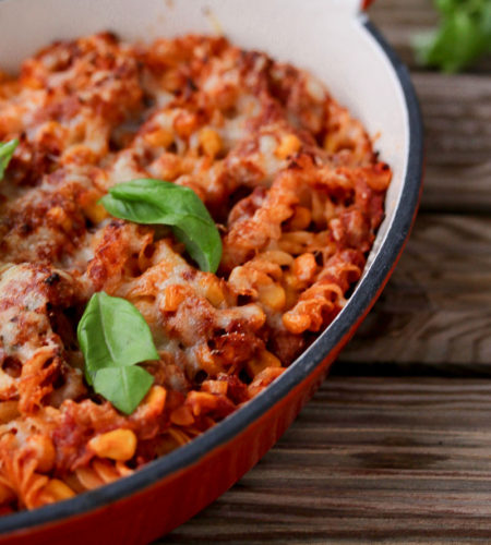 This Jollof Pasta Tuna Bake is an easy-to-make family favourite. Full of flavour and comes together in 30 minutes. It’s the perfect family week-day dinner idea.
