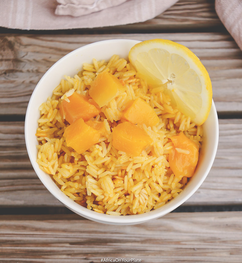 This Kenyan-inspired coconut mango rice inspired by Wali Wa Nazi (Kenyan Coconut Rice) combines the sweet and tangy flavours of mangoes with the creamy texture of coconut into one easy-to-make and delicious meal.